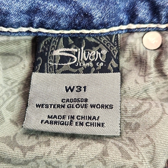 SILVER JEANS Francy Distressed Denim Mid Mini Skirt (W31) - Picture 12 of 13